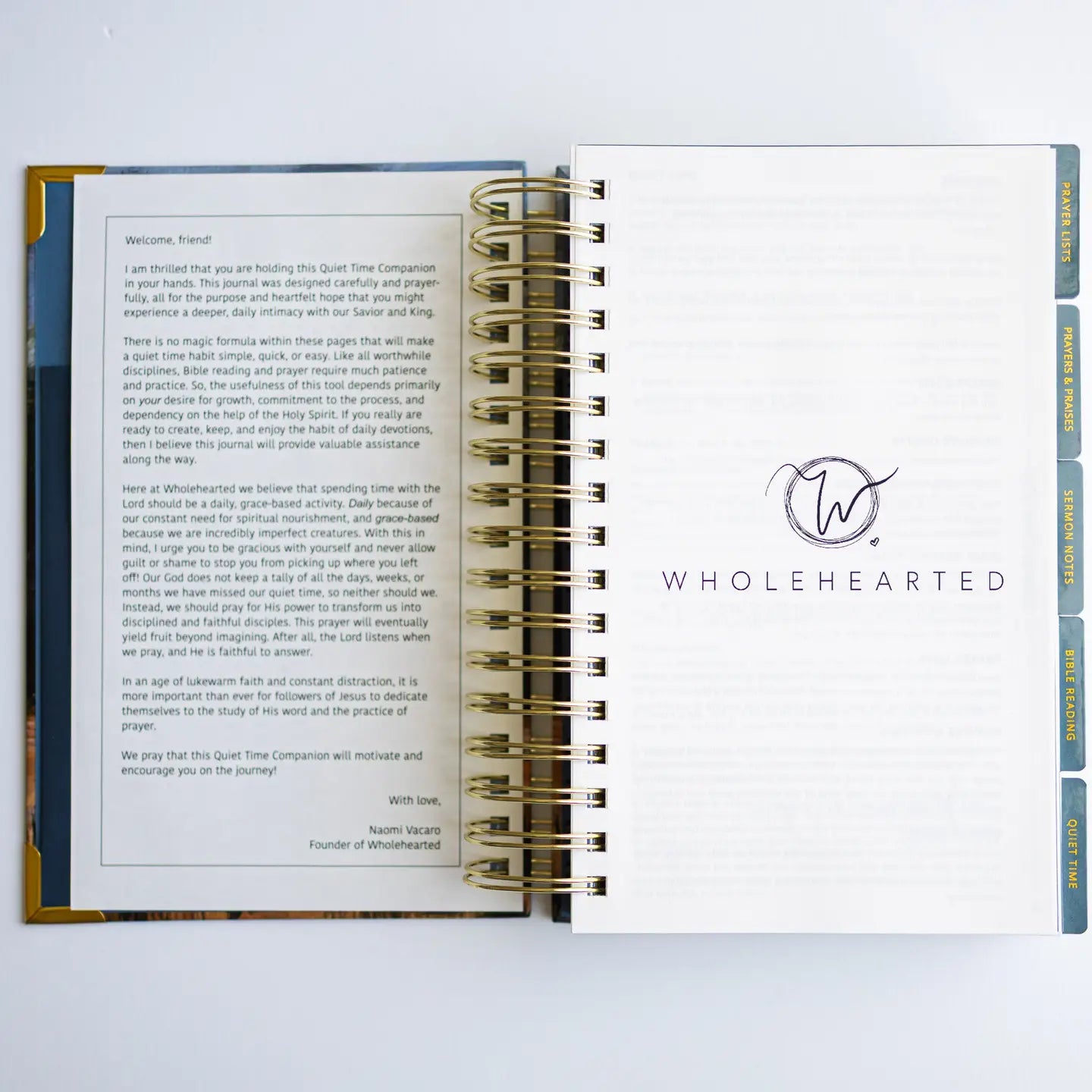 He Leads Me Through Quiet Time Companion Journal