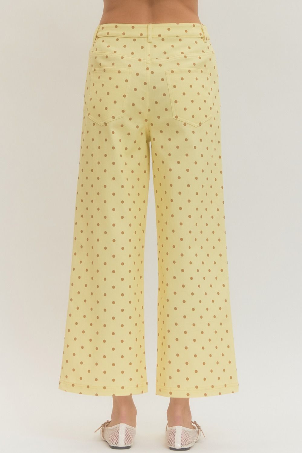 Amelia Wide Leg Polka Dots Pants
