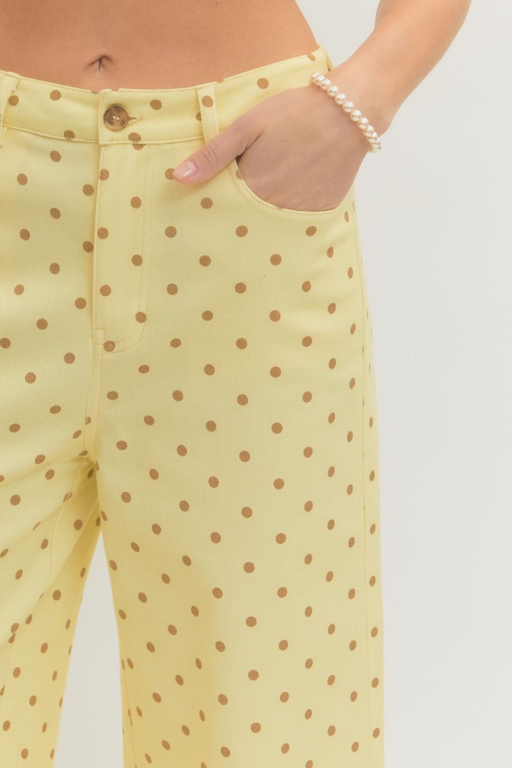 Amelia Wide Leg Polka Dots Pants