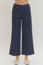 Amelia Wide Leg Polka Dots Pants