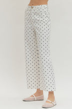 Amelia Wide Leg Polka Dots Pants