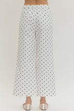 Amelia Wide Leg Polka Dots Pants