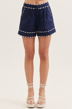 Nora Nautical Trim Shorts