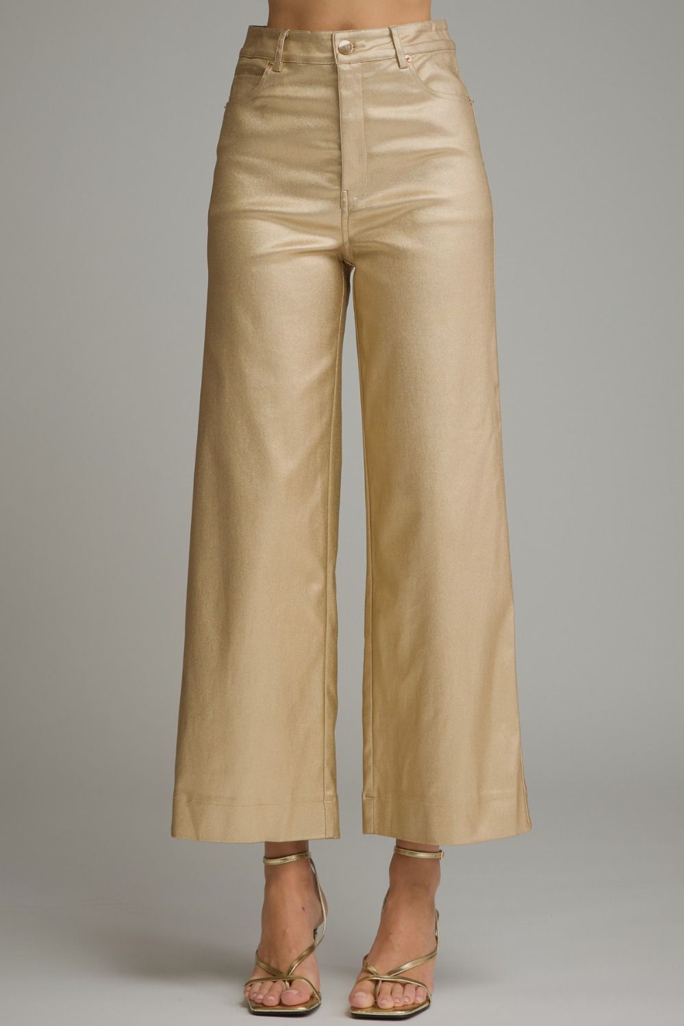 So Golden Wide Leg Pants