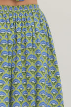 The Bradford Green Midi Skirt