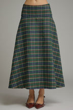 Hadley Tartan Midi Skirt