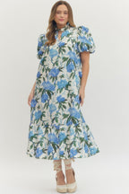 Bloomfield Floral Tiered Midi Dress