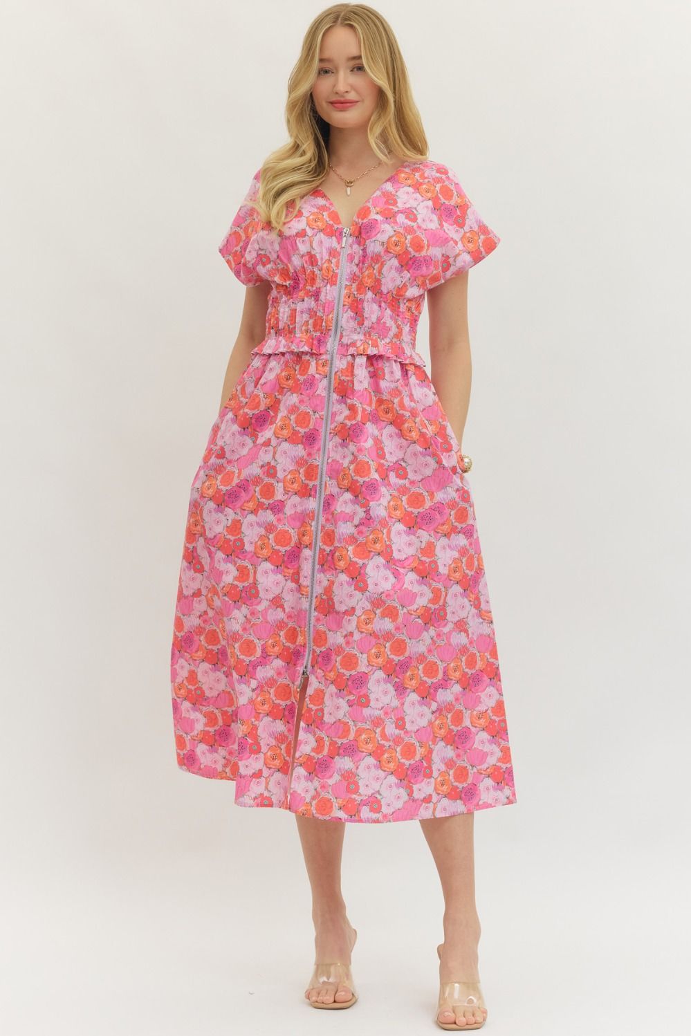 Daisy Floral Midi Dress