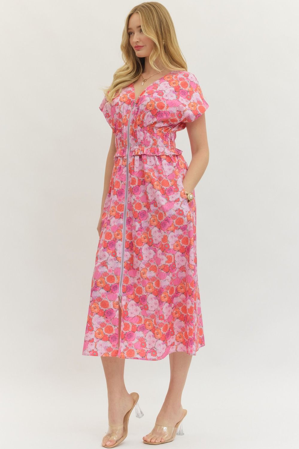 Daisy Floral Midi Dress