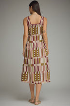 Ruth Printed Midi Dress