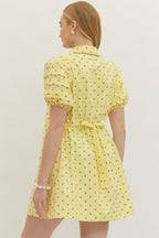 Sienna Puffed Sleeve Mini Dress