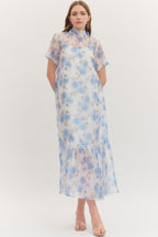 Camilla Sheer Dressy Midi Dress