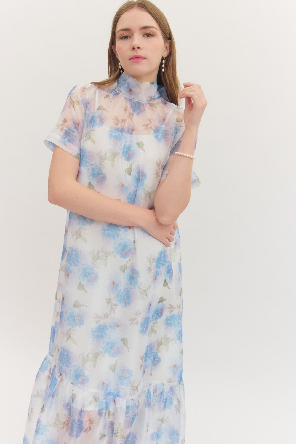 Camilla Sheer Dressy Midi Dress – The Swank Company
