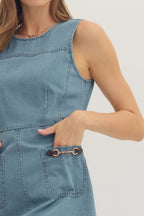 Greer Denim Midi Dress