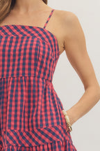 Liberty Gingham Midi Dress