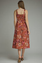Meadowfront Button Midi Dress