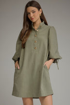 Ella Structured Sleeve Mini Dress