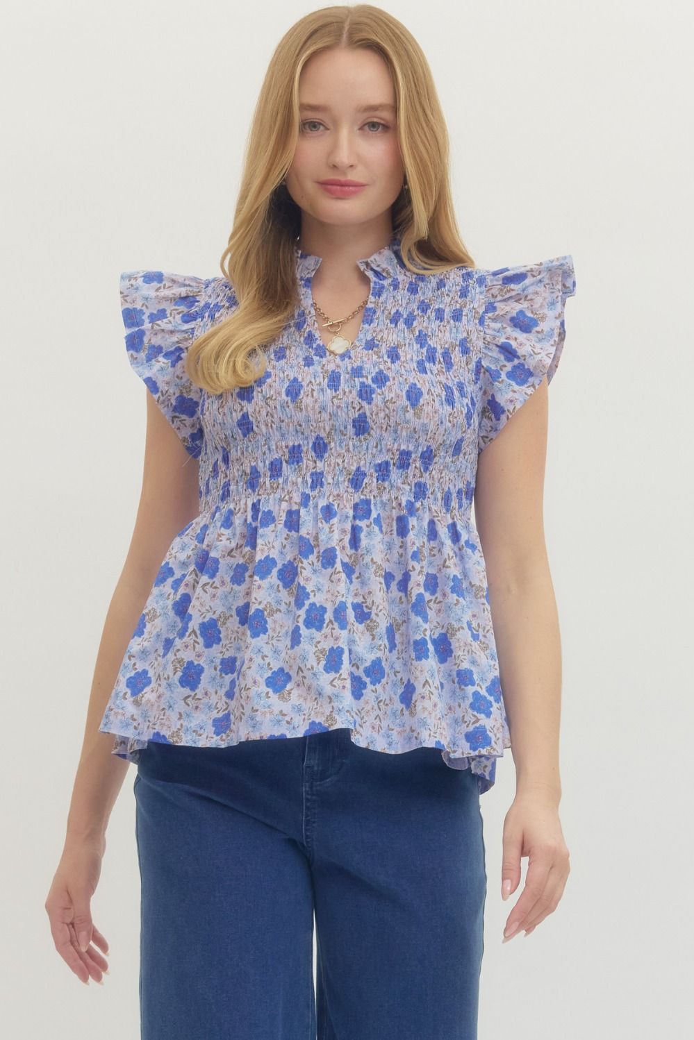 Meredith Meadow Smocked Top