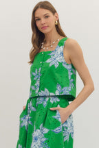 Mary Beth Eyelet Boxy Tank