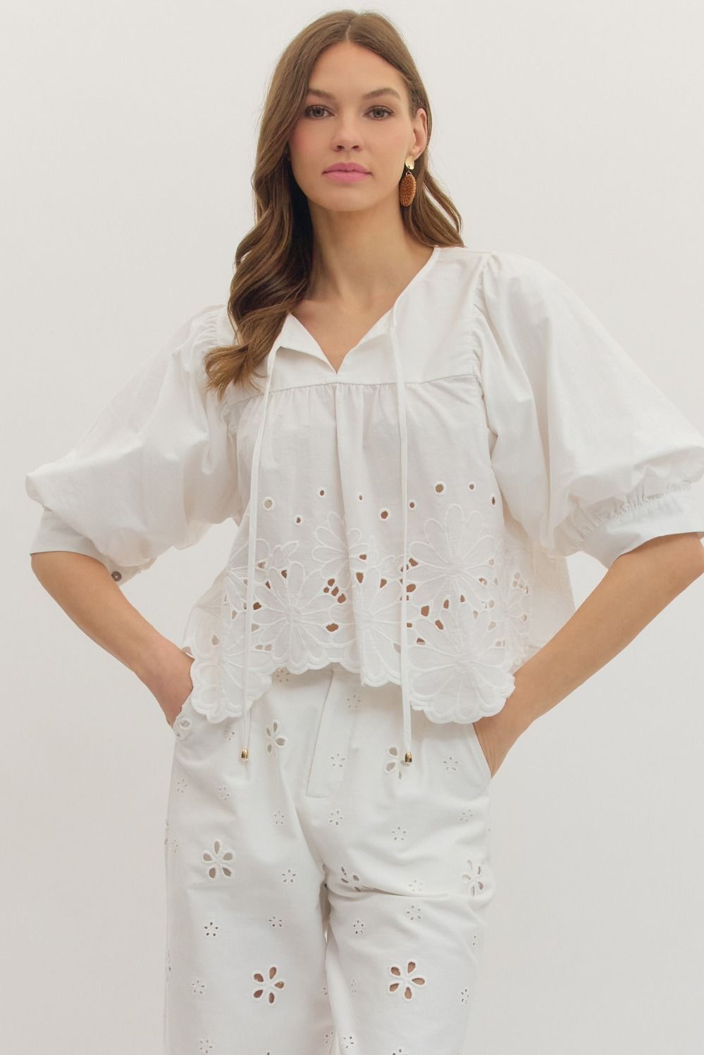 The Summer Eyelet Blouse