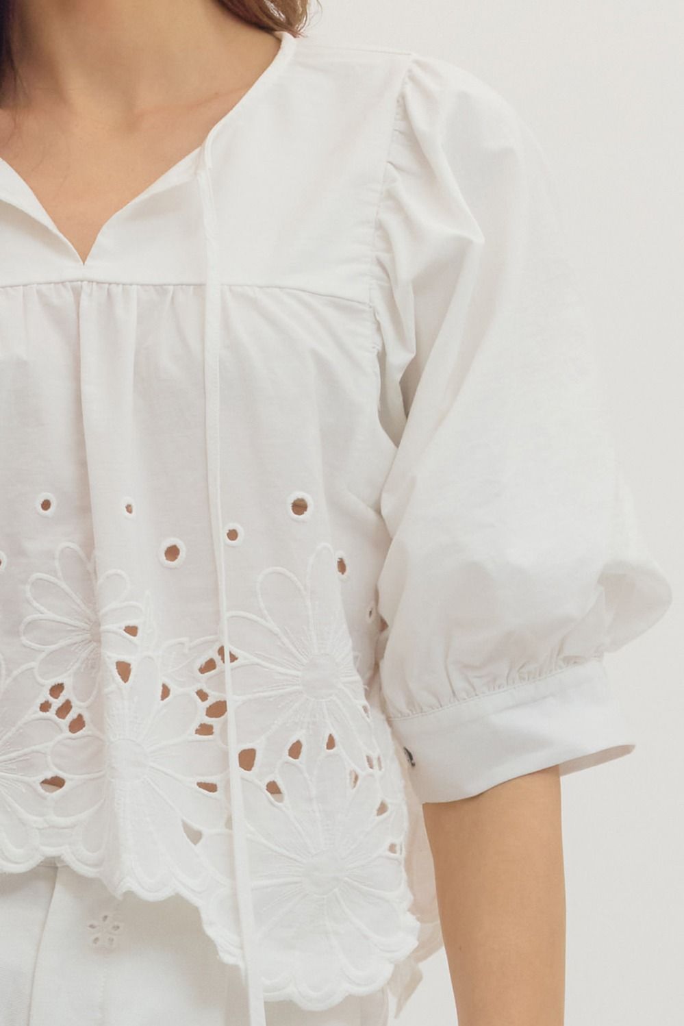 The Summer Eyelet Blouse