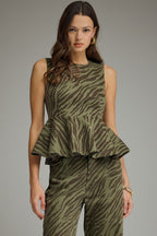 Zara Wild Sleeveless Top