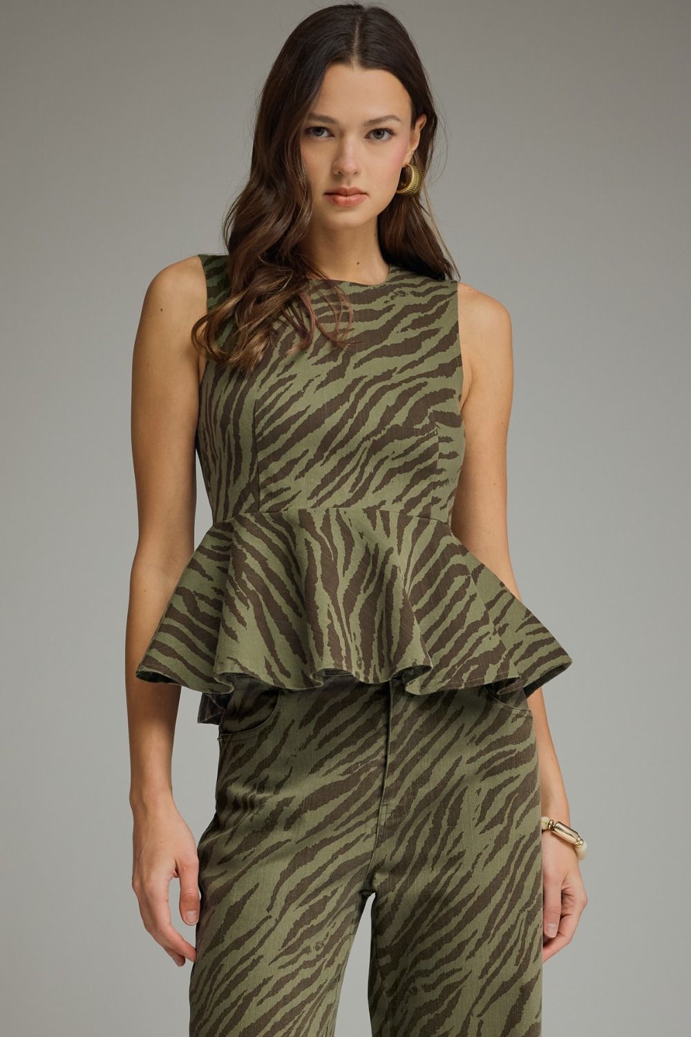 Zara Wild Sleeveless Top