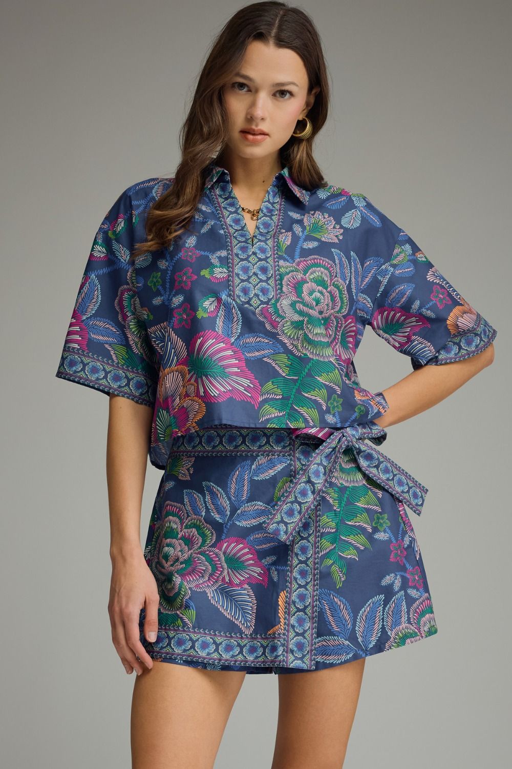 Rosalie Garden Short Sleeve Top