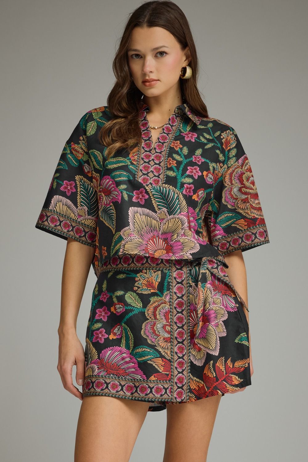 Rosalie Garden Short Sleeve Top