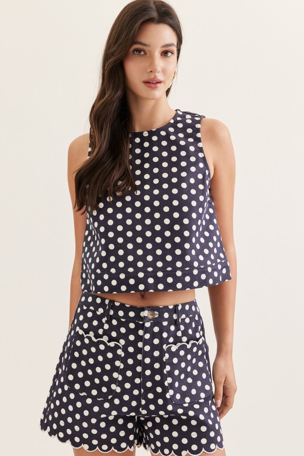 Twilight Charm Dotted Top