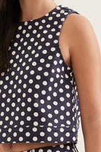 Twilight Charm Dotted Top
