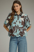 Corinne Floral Button Shirt