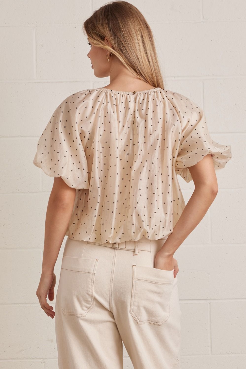 Clara Gathered Neck Top