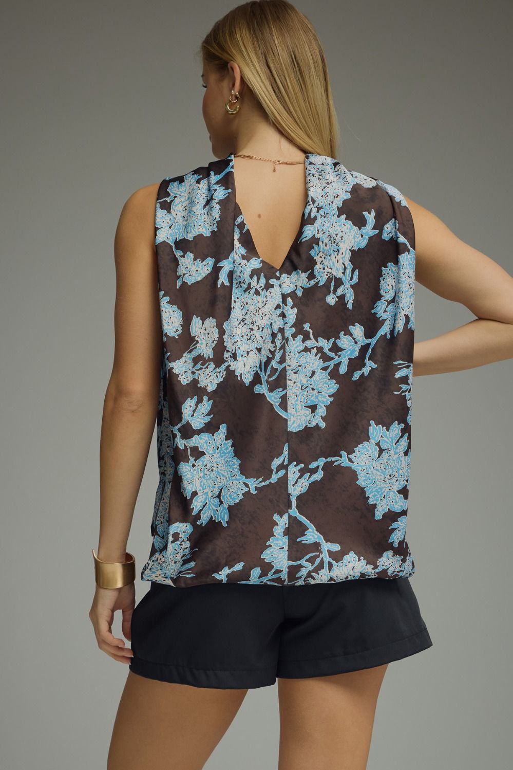 Kori Drape Sleeveless Top