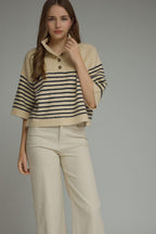 Tatum Stripe Knit Top