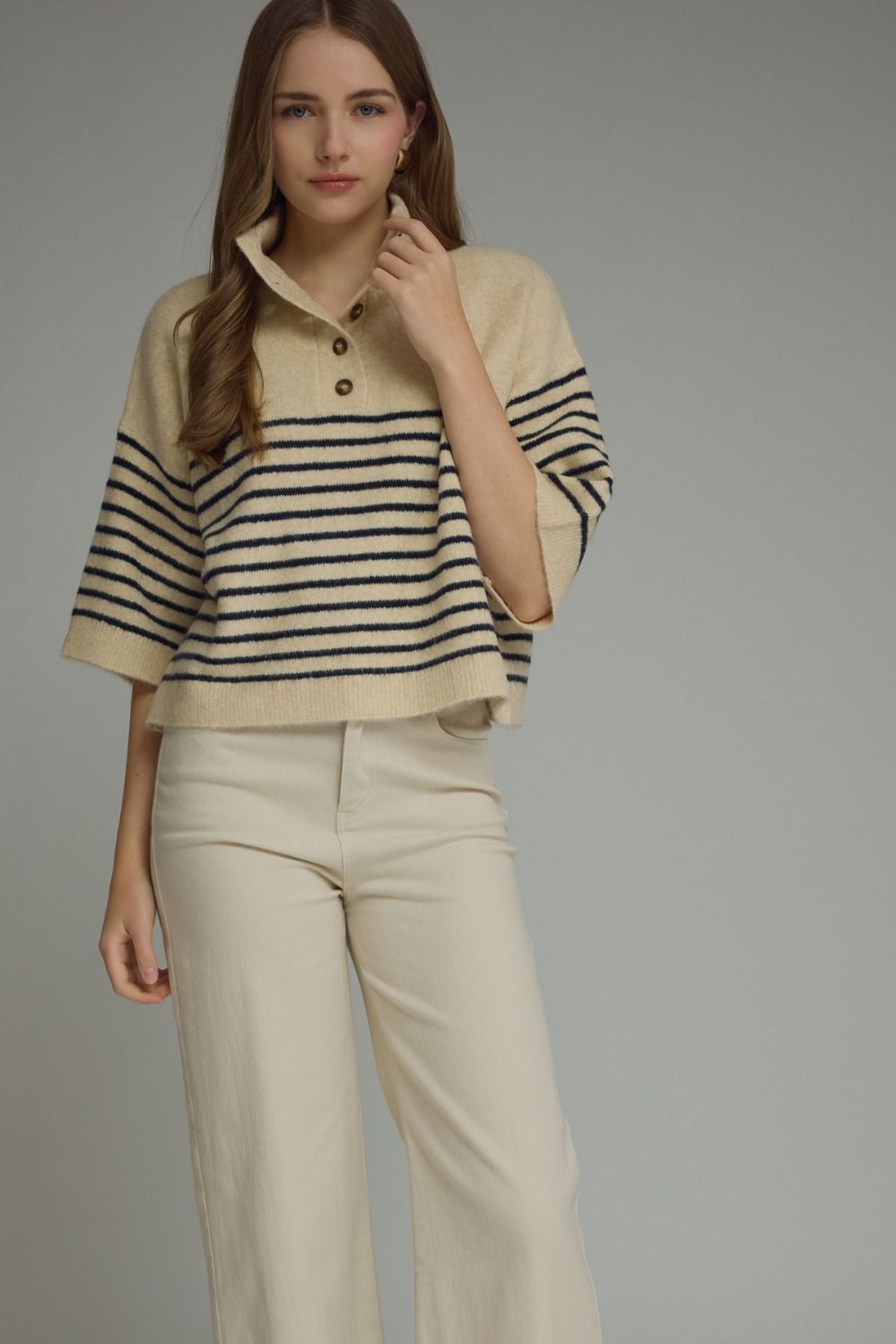Tatum Stripe Knit Top
