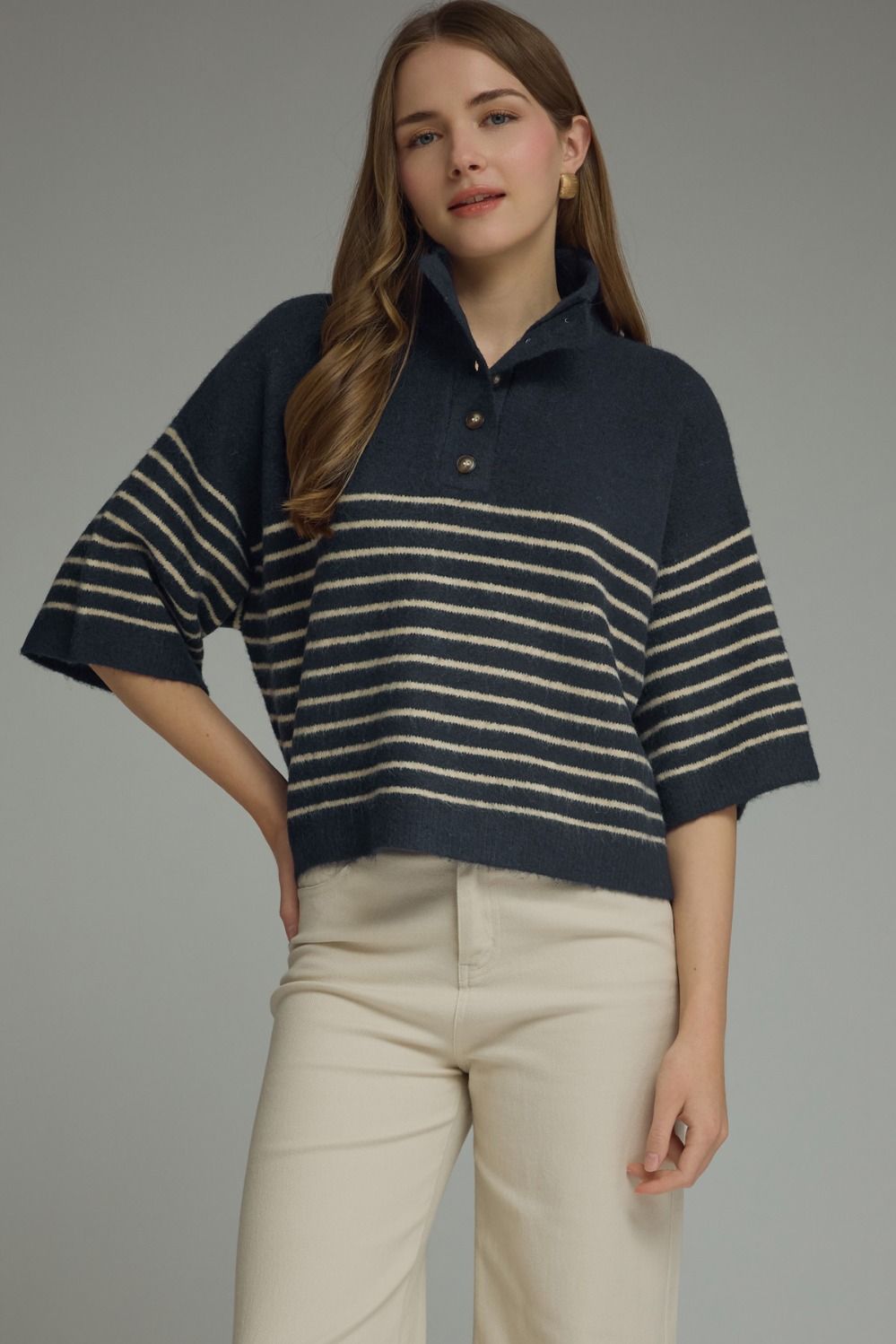 Tatum Stripe Knit Top