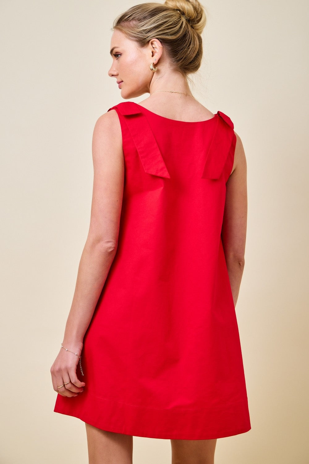 Bethany Bow Strap Mini Dress