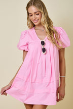 Paityn Puff Sleeve Mini Dress