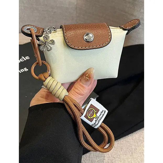 Stacy Color Block Flap Mini Wallet Bag