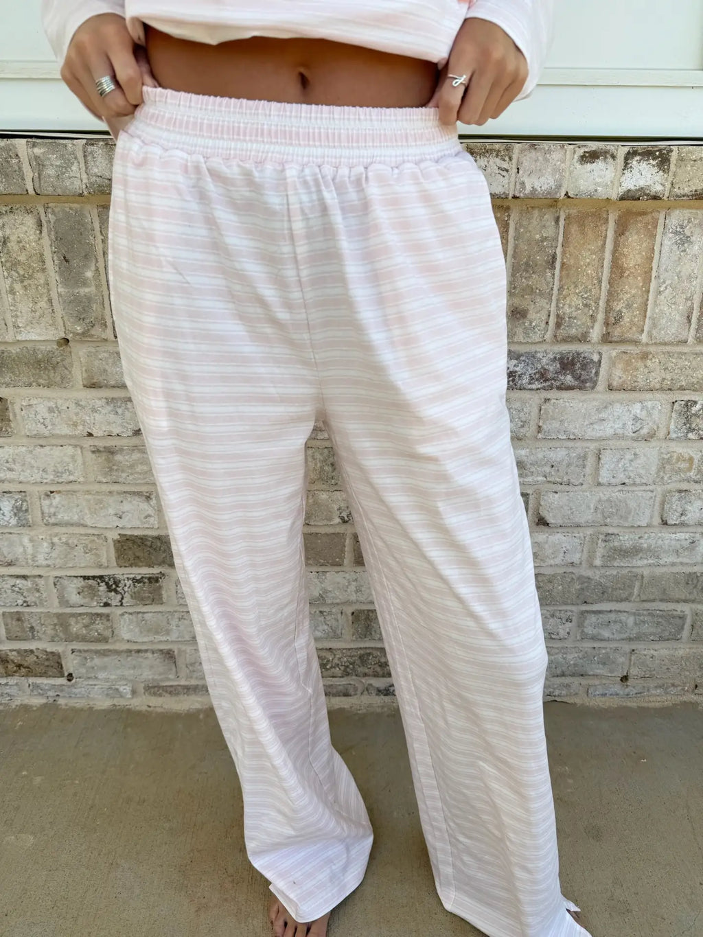 Billie Striped Loungewear Pants