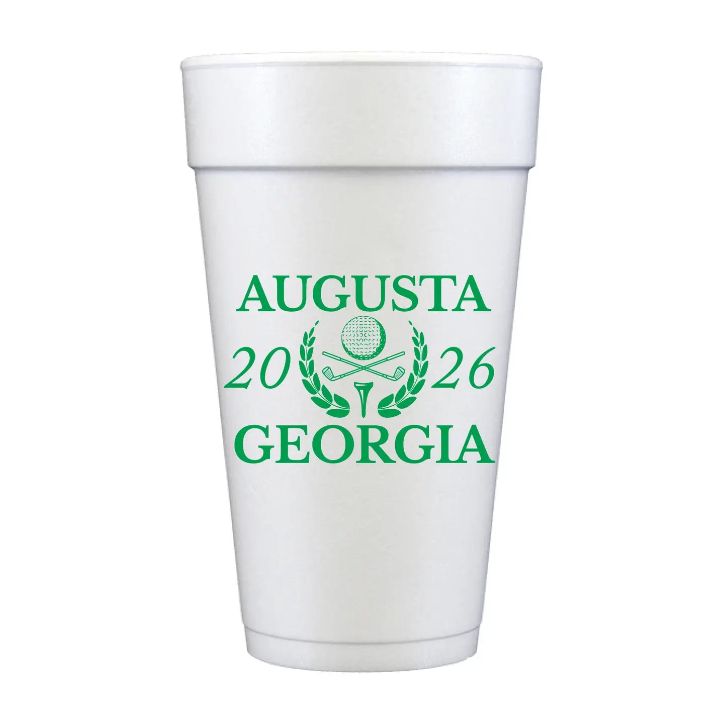Augusta National Golf Club 2026 Foam Cups - Masters | Set of 10