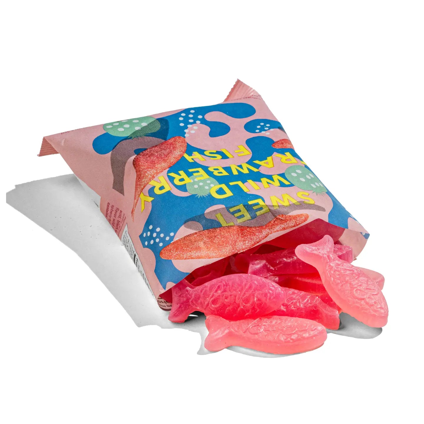 Sweet Wild Strawberry Fish - Swedish Candy 5.2oz 150g
