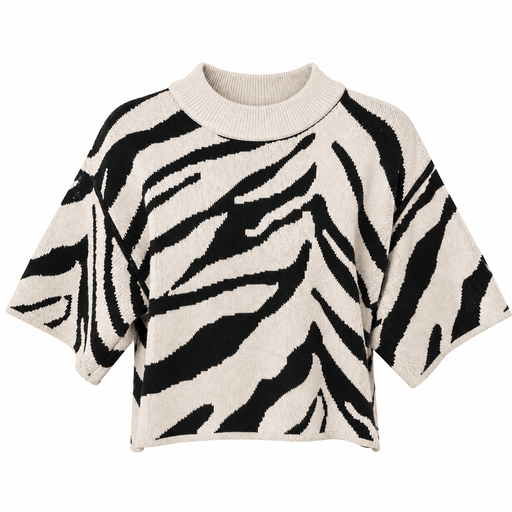 Wild Rhythm Pattern Top