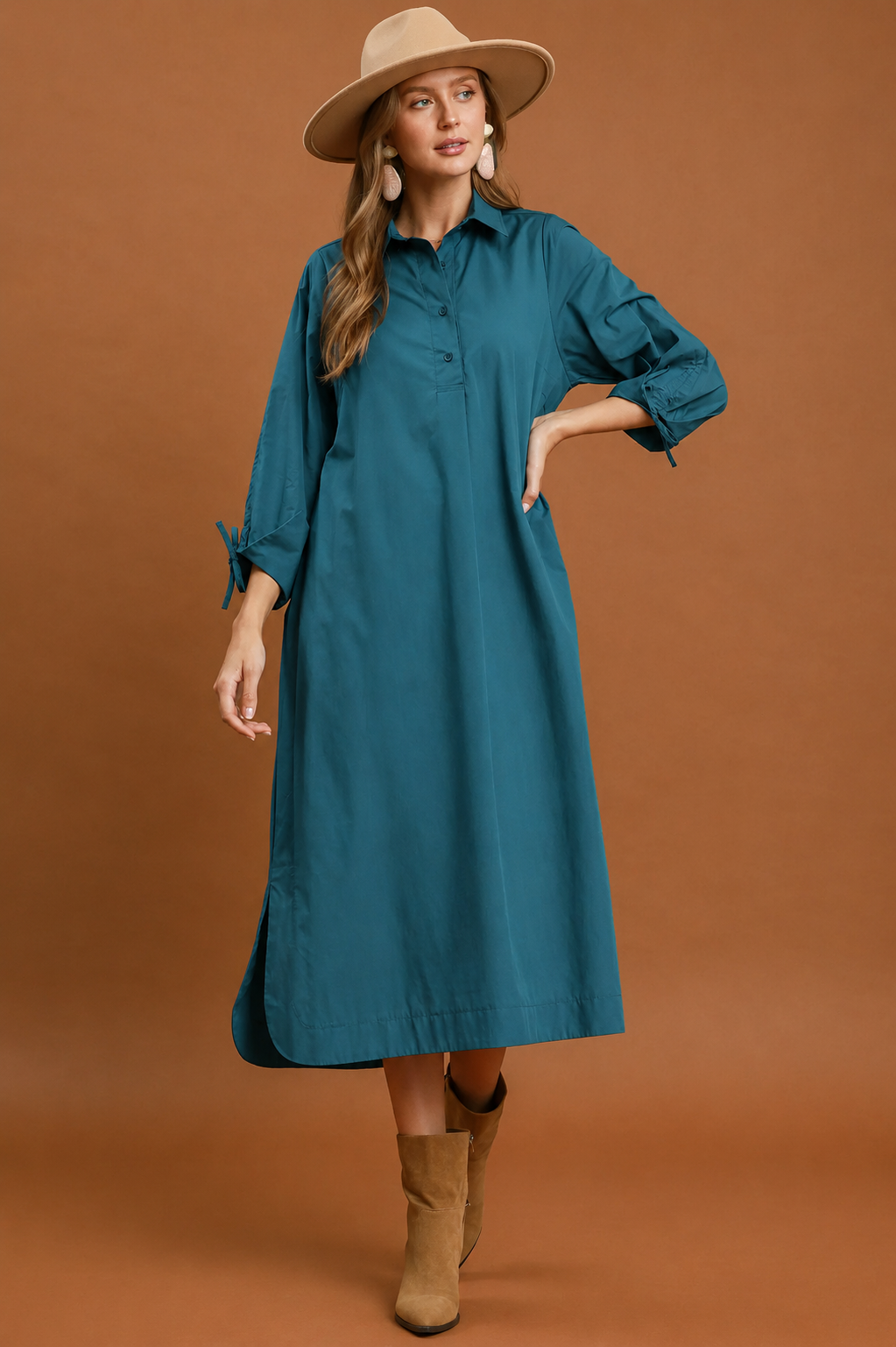 Talia Gentle Drape Dress