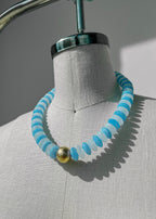 Color Rondelle Beads Necklace