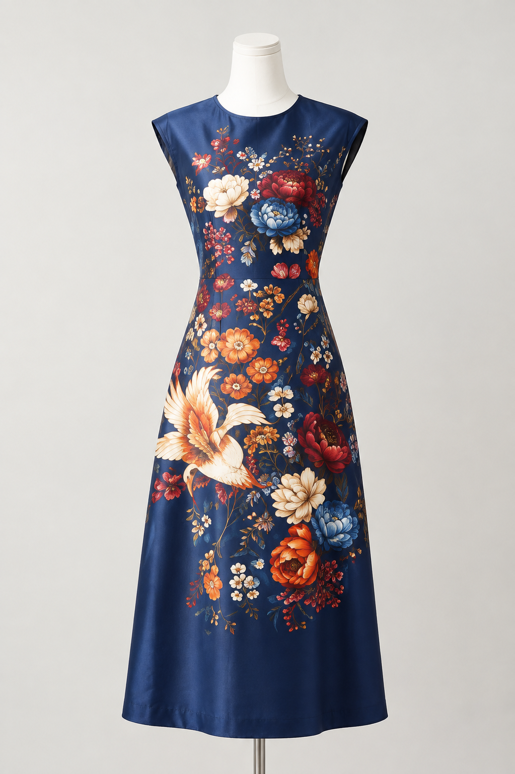 Millie Floral Print Midi Dress