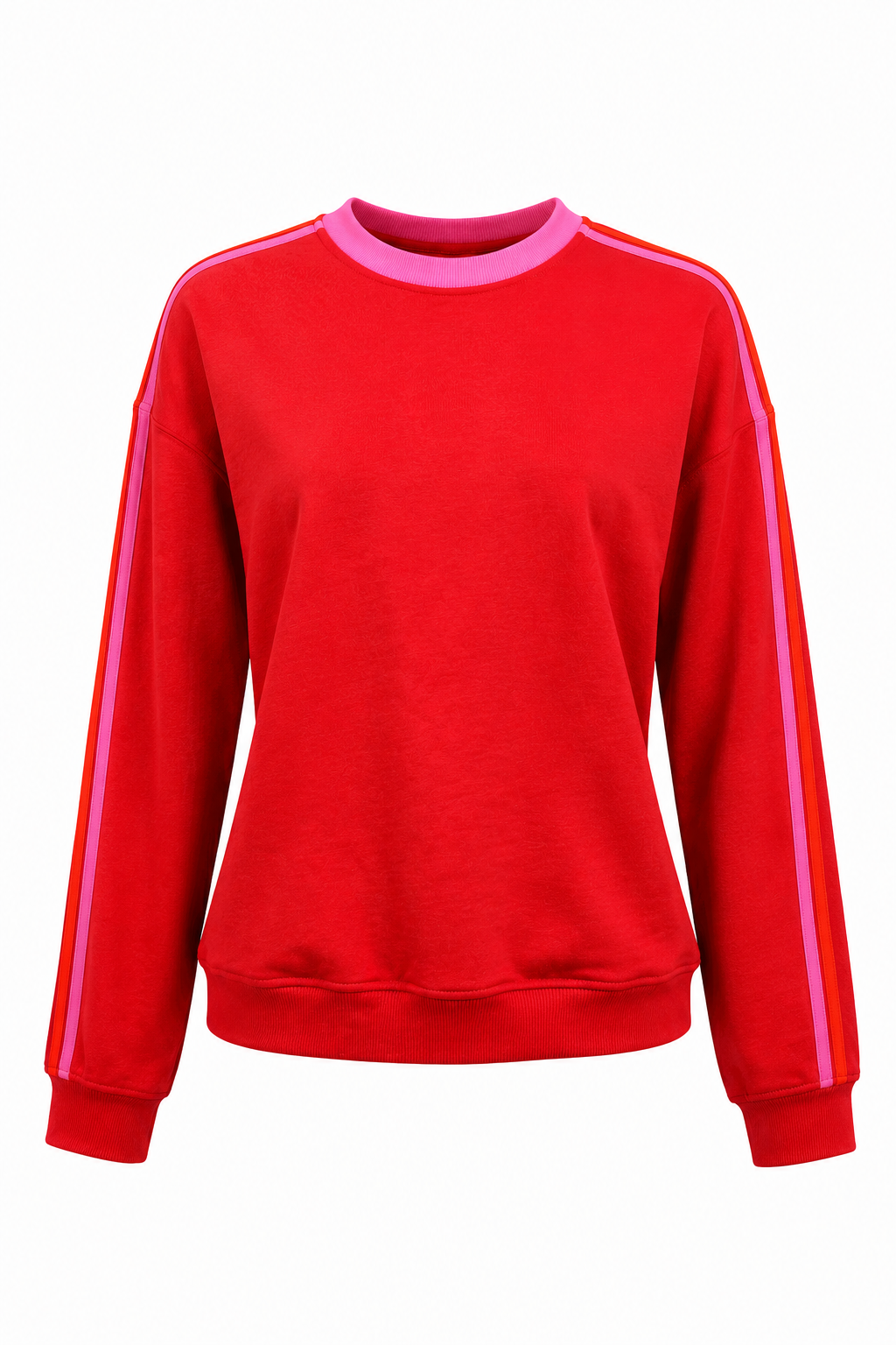 Vivid Stride Stripe Sweatshirt