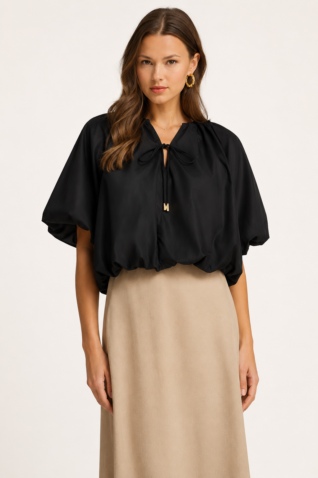 Bianca Drape Bubble Top