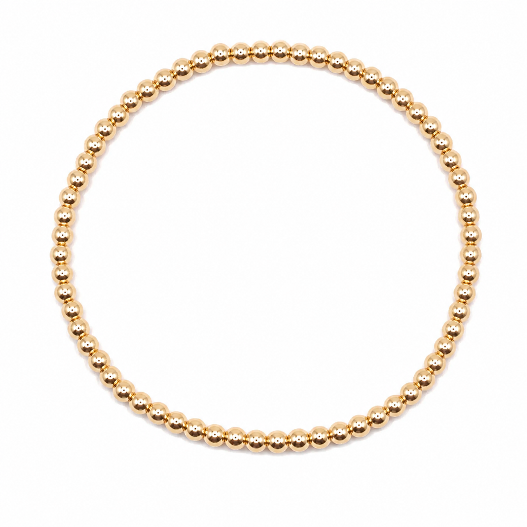 Bianca Beaded Anklet - 3mm